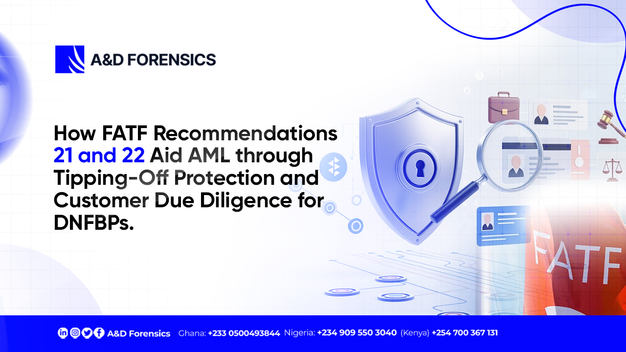 How FATF Recommendations 21 and 22 Aid AML through Tipping-Off Protection and Customer Due Diligence for DNFBPs.